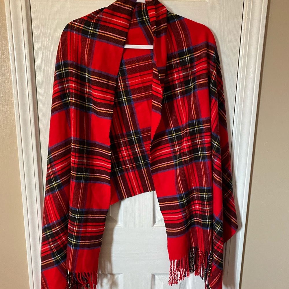 Red Tartan/Plaid Scarf
